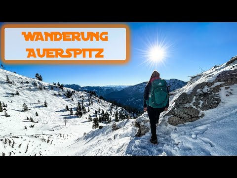 Traumhafte Winterwanderung auf die Auerspitz