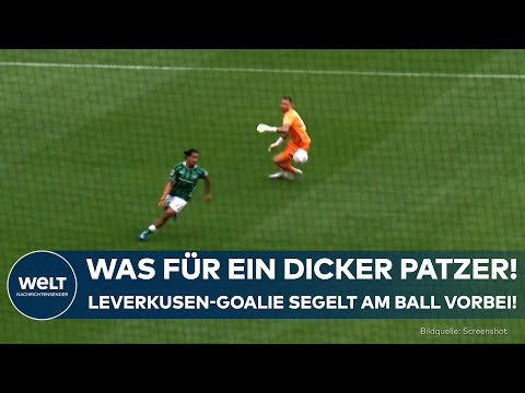 BUNDESLIGA: Dicker Patzer von Leverkusen-Torhüter Flekken | Bremen - Leverkusen | Highlights #bl
