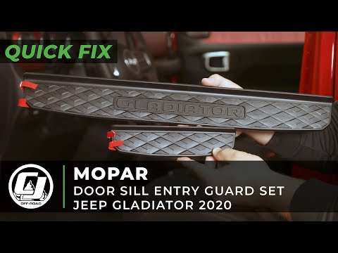 2020 Jeep Gladiator Install | Mopar Door Sill Entry Guard Set