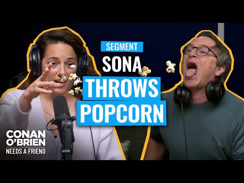 柯南的音頻工程師迴應索娜在演播室扔食物 | 柯南-奧布萊恩需要一個朋友 (Conan’s Audio Engineer Reacts To Sona Throwing Food In The Studio | Conan O'Brien Needs A Friend)