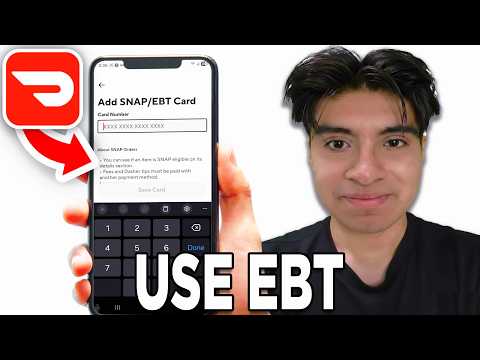 How To Use EBT Card On Doordash! - Tutorial
