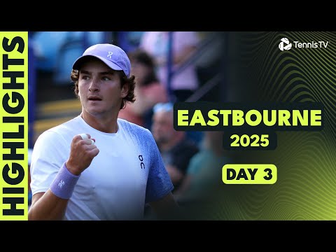Fonseca Takes On Fritz; Paul, Mensik & More In Action | Eastbourne 2025 Day 3 Highlights