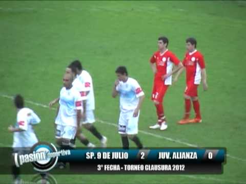 Sp. 9 de Julio 2 Juventud Alianza 0. 3º Fecha Clausura