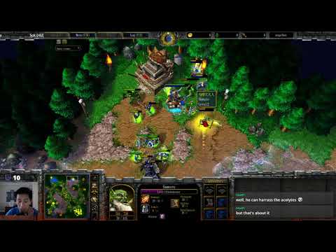 Sok (HU) vs Fly (Orc) - WarCraft 3 - Ancient Isle - WC2192