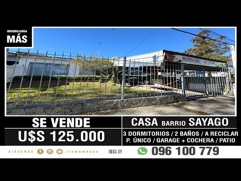Video de YouTube - Casa Venta 3 Dormitorios Garage Montevideo iMas.uy MC
