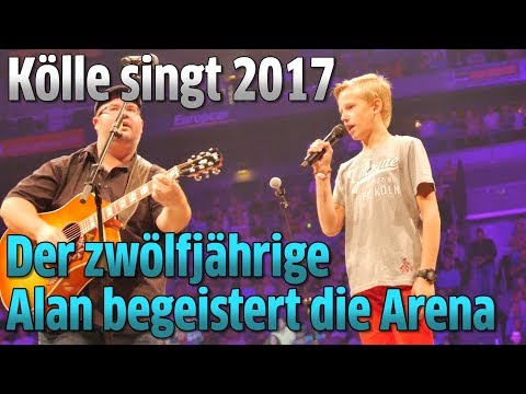 Kölle singt 2017: Der zwölfjährige Alan begeistert die Arena mit  „Et jitt kei Wood"