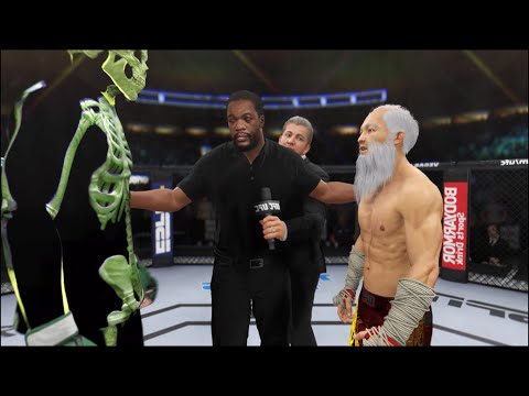UFC 4 - Old Bruce Lee vs. Electro Skeleton - Super Dragon 🔥