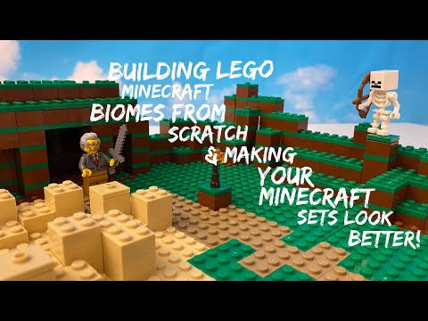 Lego Minecraft Terrain Building Tips