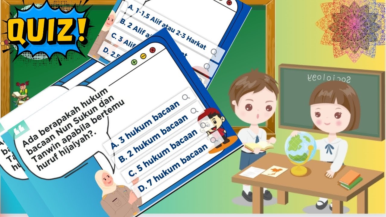 TEBAK TAJWID Part I || HUKUM NUN SUKUN/TANWIN BERTEMU HURUF HIJAIYAH || Idzhar Halqi | Idghom | dll.