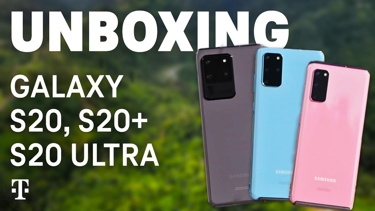 Unboxing NEW Samsung Galaxy S20 5G, S20+ 5G, S20 Ultra 5G! | T-Mobile 5G Network