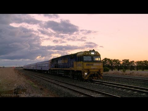 2AM8 Overland Passenger Train - PoathTV Australian Railways