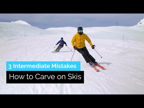 How to Carve on Skis | Fixing 3 Intermediate Mistakes thumbnail
