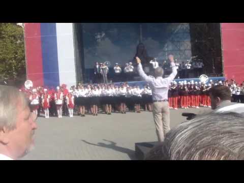 Валерий Халилов в Севастополе дирижирует Гимн России (27.09.2015)
