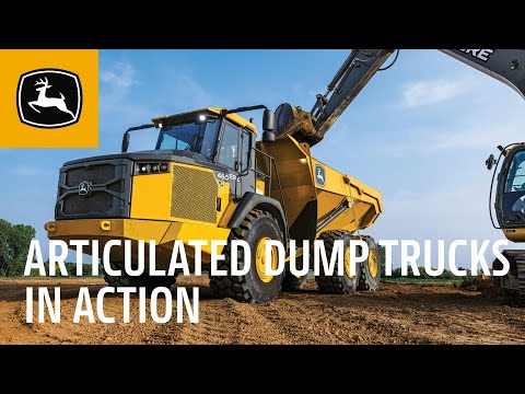 Articulated Dump Trucks in Action | John Deere Construction