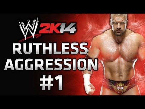 WWE 2K14 30 Years of Wrestlemania - Ruthless Aggression Gameplay Walkthrough Part 1