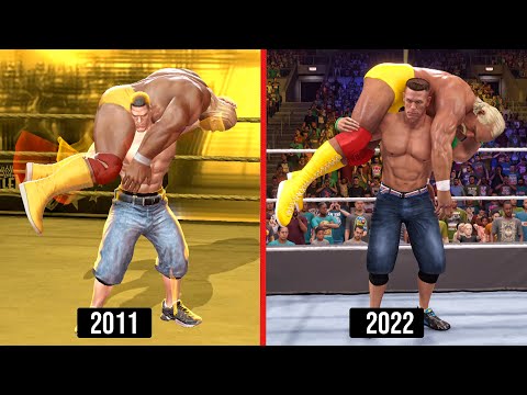 WWE ALL Stars Vs. WWE 2K22! (Finishers Comparison)