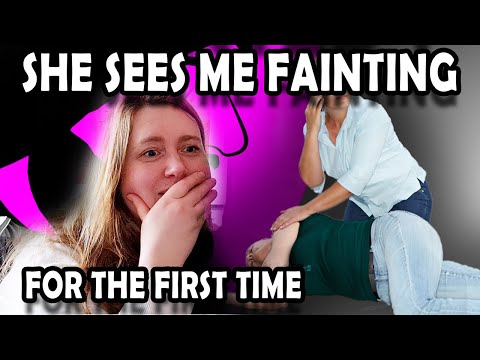 Girlfriend reacts to her Boyfriend fainting