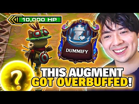 This Newly Buffed Augment Spawned A 10,000 HP Dummy On My Board AND Gave Me A FREE CARRY?!