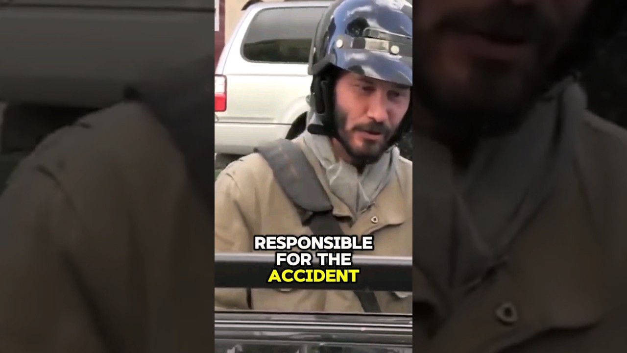 The whole essence of Keanu Reeves is in this act...