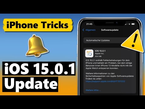 iOS 15.0.1 Update behebt Speicherfehler & Apple Watch Problem