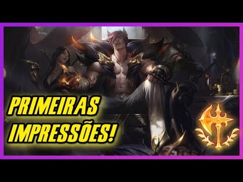 PRIMEIRAS IMPRESSÕES DE SETT! GAMEPLAY COM O NOVO CAMPEÃO DE LEAGUE OF LEGENDS