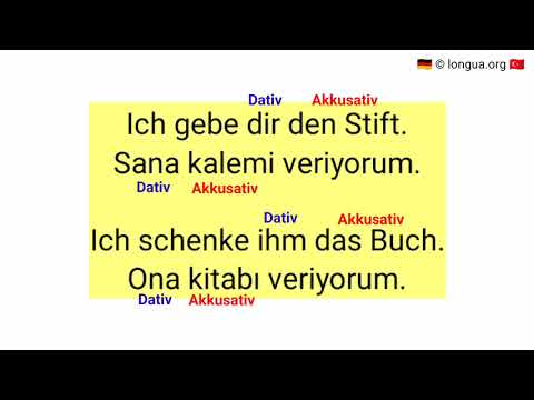 A1, A2, B1 - Deutsch lernen, ihn ihm, onu ona, Deutsche Grammatik Türkisch lernen #dativ #akkusativ