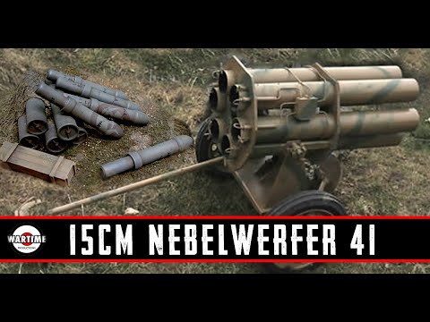 WW2 15cm Nebelwerfer 41  multiple rocket launcher