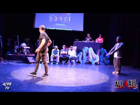 ALL 4 ALL BATTLE EUROPÉEN 2016 - HIPHOP - KANTYN vs RICHARD FLOW