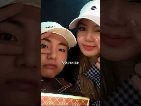 V and lisa ship 🥺 #bts #blackpink #lisa #taehyung