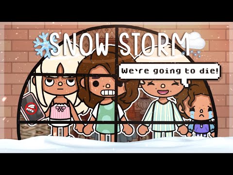 Snow Storm In The Summer 😱❄️| *with voice* | Toca Boca TikTok Roleplay
