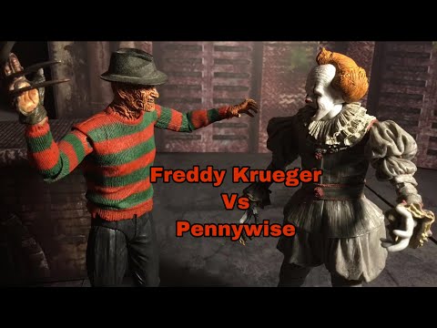 Freddy Krueger Vs Pennywise Stop Motion
