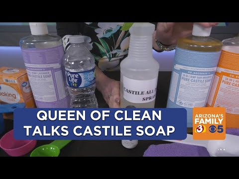 Uses for castile soap to help clean around the house
