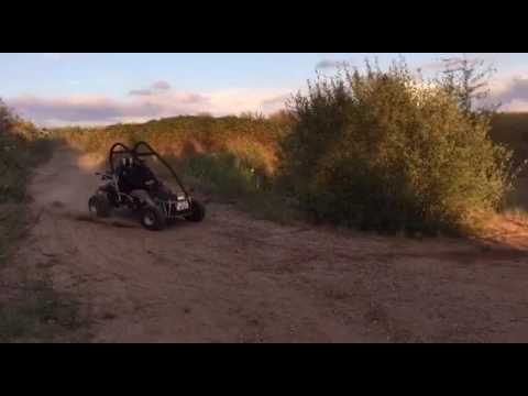 Buggy extrem Adly ATK 125 Fahrwerkstest