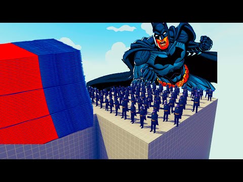 200x BATMAN vs EVERY GOD - Totally Accurate Battle Simulator TABS
