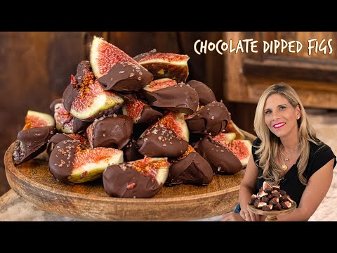 Chocolate Dipped Figs with Sea Salt A Delicious and Elegant Appetizer or Dessert