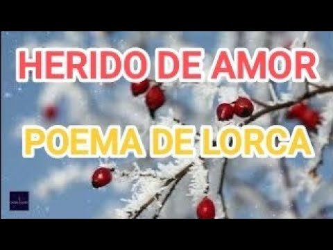 Herido  de Amor- Federico García Lorca - Poema recitado por Pablo Ortega