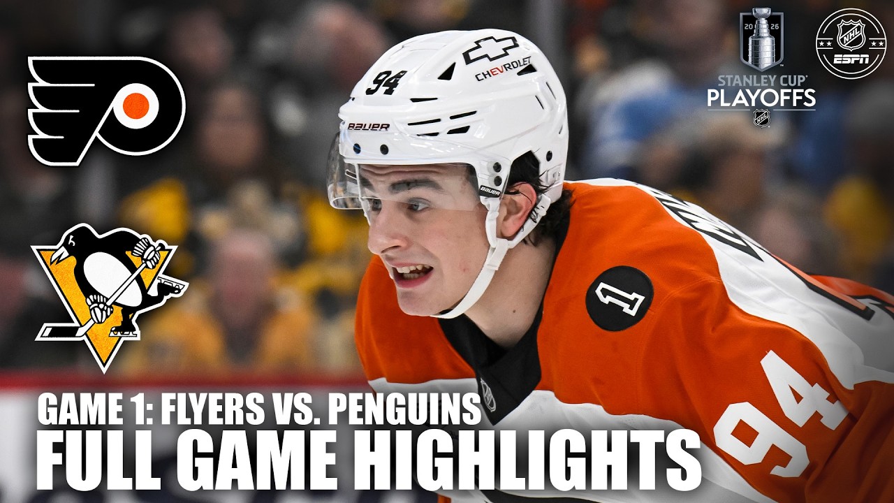 1st Round – Game 1: Philadelphia Flyers vs. Pittsburgh Penguins | Full Game Highlights | ESPN NHL