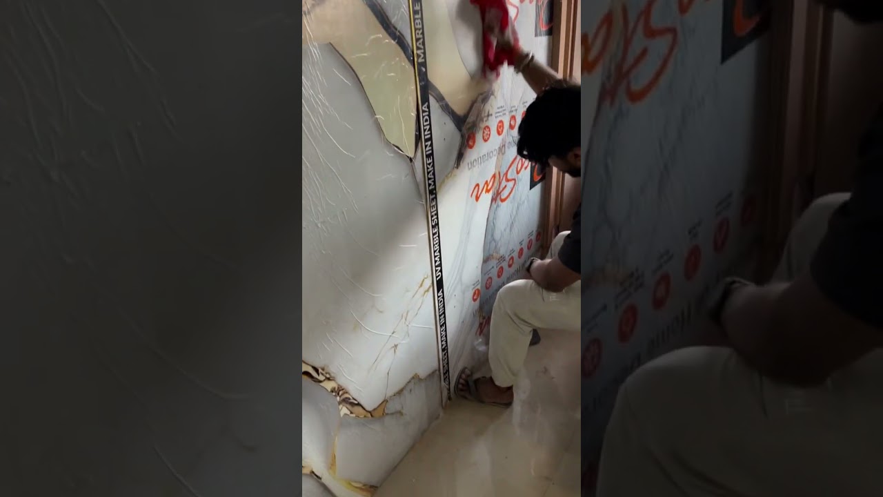 UV Marble Digital Sheet Install