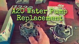 A20 Water Pump Replacement (1986-1989 Honda Accord)