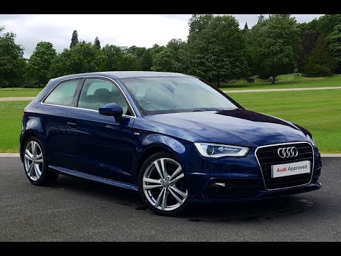 YB15UYH AUDI A3 TDI S LINE BLUE 2015, Bradford Audi