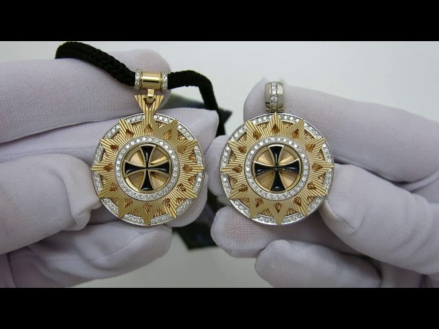 Серебряный кулон "Звезда Эрцгаммы" ксх62 Видеообзор