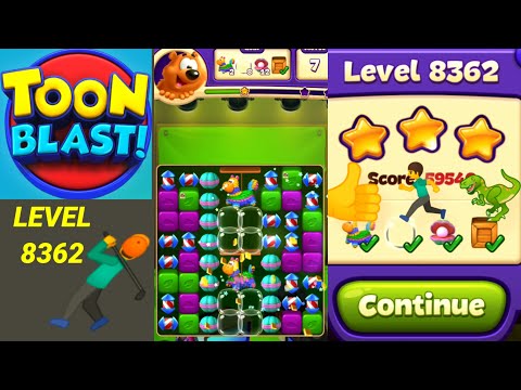 Toon Blast Level 8362 ✨🏃