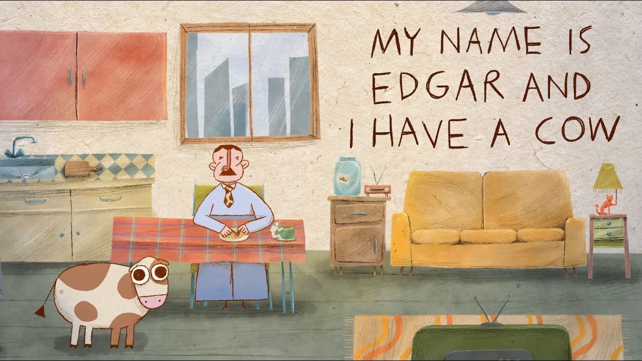 My Name is Edgar and I have a Cow: A heartwarming short animated film by Filip Diviak