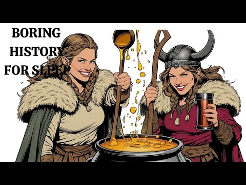 Boring History For Sleep | Viking Shieldmaidens’ Dawn Mead-Brewing Traditions