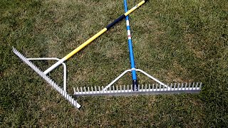 Kobalt Item 863584 (LOWE'S) vs GroundWork YN-ALR004-36FL (Tractor Supply) Landscape Rakes Compared