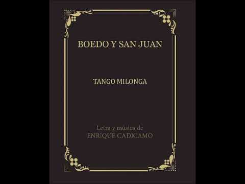 BOEDO Y SAN JUAN - TANGO MILONGA - ENRIQUE CADICAMO - 1943