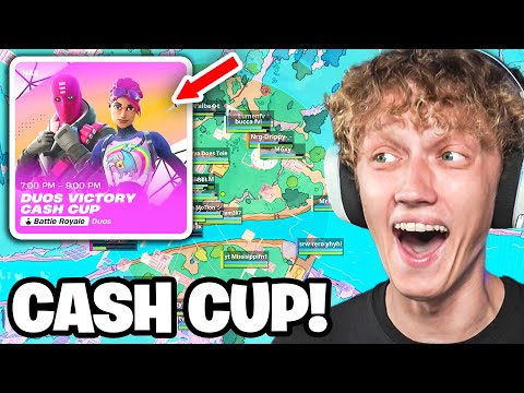I Competed In The Duo CASH CUP In Fortnite! (Pro Tournament)
