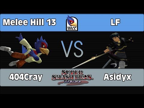 Melee Hill 13: 404Cray (Falco) Vs Asidyx (Marth) - LF