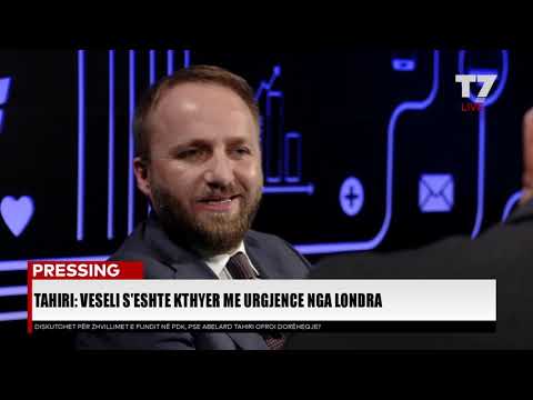 Abelard Tahiri: S'pata si t'i tregoj Veselit që po shkoj në Ujman, s'e kam ditur as vetë | T7