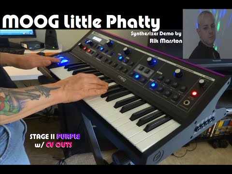 MOOG LITTLE PHATTY STAGE II PURPLE w/ CV OUTS ANALOG SYNTHESIZER SYNTH